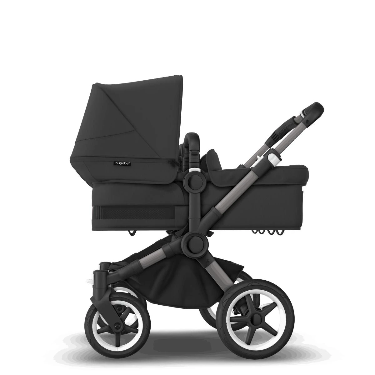 Bugaboo Donkey 5 Twin Graphite - Midnight Black - Midnight Black 6 Bugaboo Donkey 5 Twin Graphite - Midnight Black - Midnight Black - Afbeelding 4
