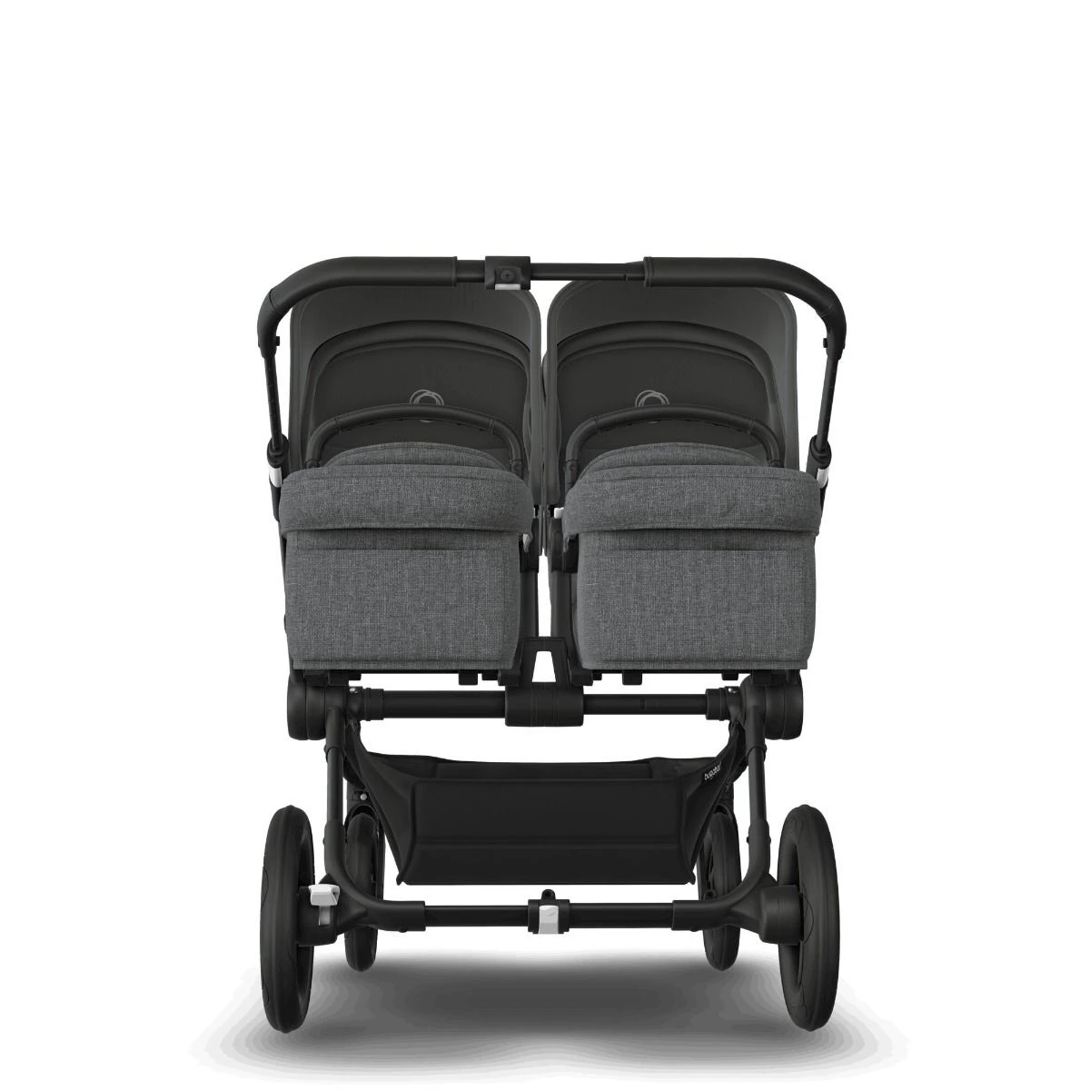 Bugaboo Donkey 5 Twin Black - Grey Melange -Grey Melange 5 Bugaboo Donkey 5 Twin Black - Grey Melange -Grey Melange - Afbeelding 3