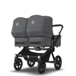 Bugaboo Donkey 5 Twin Black - Grey Melange -Grey Melange