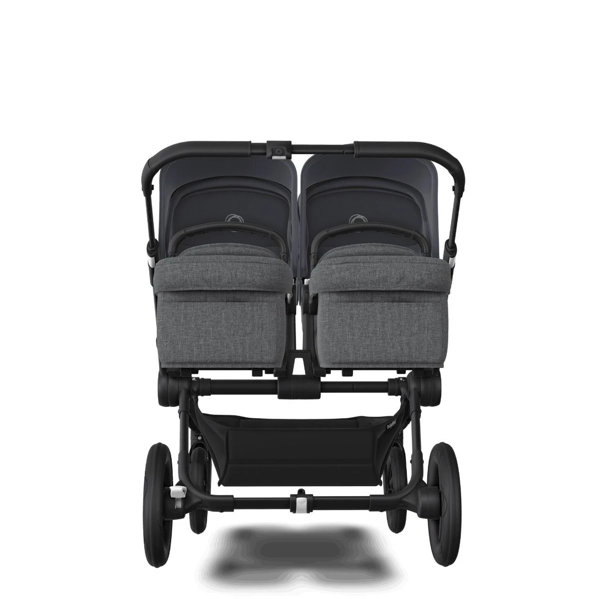 Bugaboo Donkey 5 Twin Black - Grey Melange -Stormy Blue 6 Bugaboo Donkey 5 Twin Black - Grey Melange -Stormy Blue - Afbeelding 4