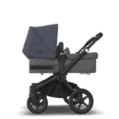 Bugaboo Donkey 5 Twin Black - Grey Melange -Stormy Blue 19 Bugaboo Donkey 5 Twin Black - Grey Melange -Stormy Blue -Baby Product Winkel bugaboo donkey twin black grey melange stormy blue