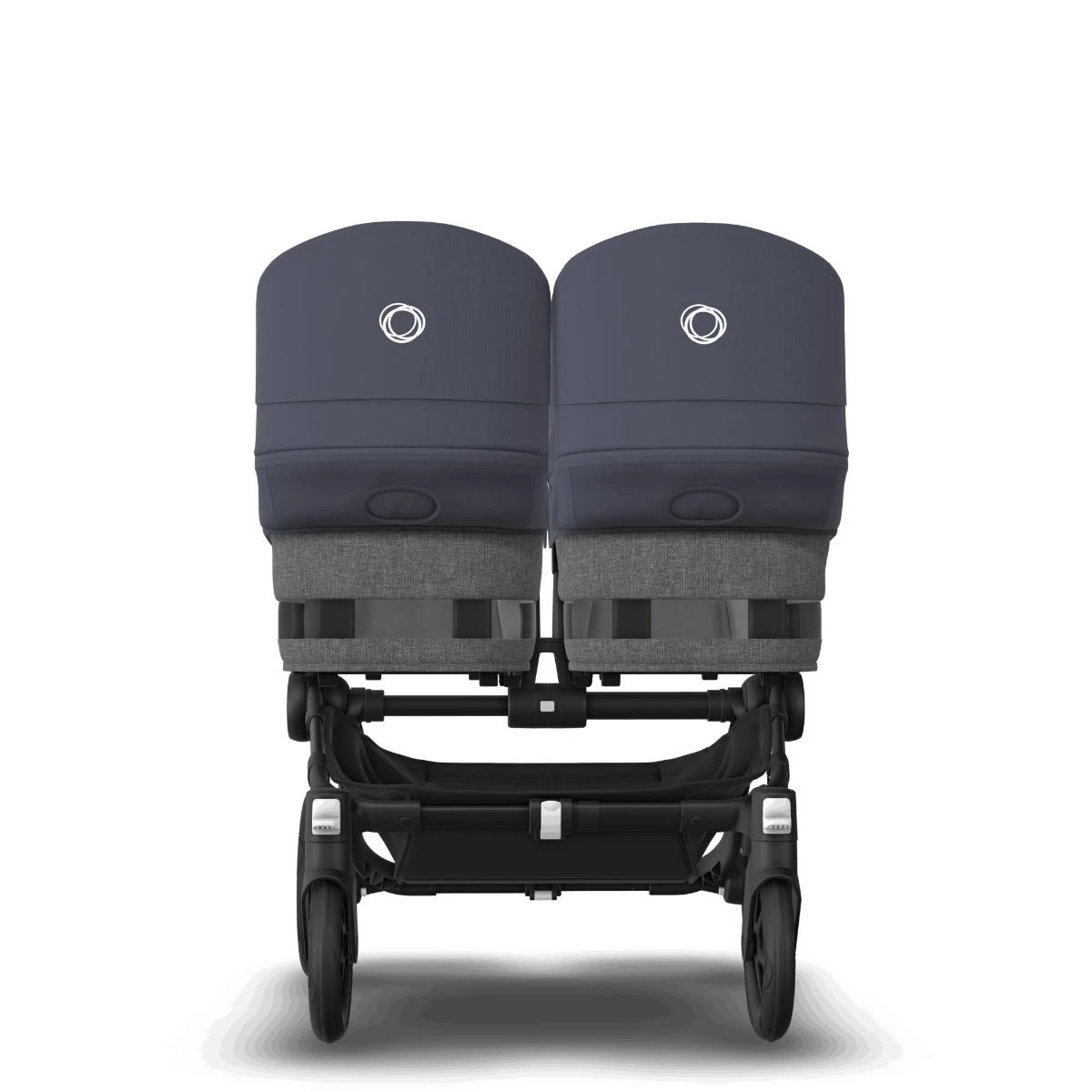 Bugaboo Donkey 5 Twin Black - Grey Melange -Stormy Blue 5 Bugaboo Donkey 5 Twin Black - Grey Melange -Stormy Blue - Afbeelding 3