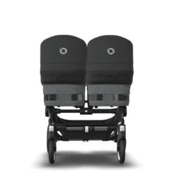 Bugaboo Donkey 5 Twin Graphite - Grey Melange - Midnight Black -Baby Product Winkel bugaboo donkey twin graphite grey melange black 2