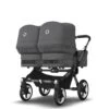 Bugaboo Donkey 5 Twin Graphite - Grey Melange - Grey Melange 2 Bugaboo Donkey 5 Twin Graphite - Grey Melange - Grey Melange -Baby Product Winkel bugaboo donkey twin graphite grey melange grey melange