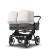 Bugaboo Donkey 5 Twin Graphite - Grey Melange - Misty White 1 Bugaboo Donkey 5 Twin Graphite - Grey Melange - Misty White -Baby Product Winkel bugaboo donkey twin graphite grey melange misty white