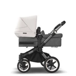 Bugaboo Donkey 5 Twin Graphite - Grey Melange - Misty White -Baby Product Winkel bugaboo donkey twin graphite grey melange misty white 6