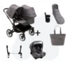 Bugaboo Donkey 5 Duo Essential Bundel - Graphite - Grey Melange -Baby Product Winkel bugaboo donkey 5 duo essential pack graphite grey melange