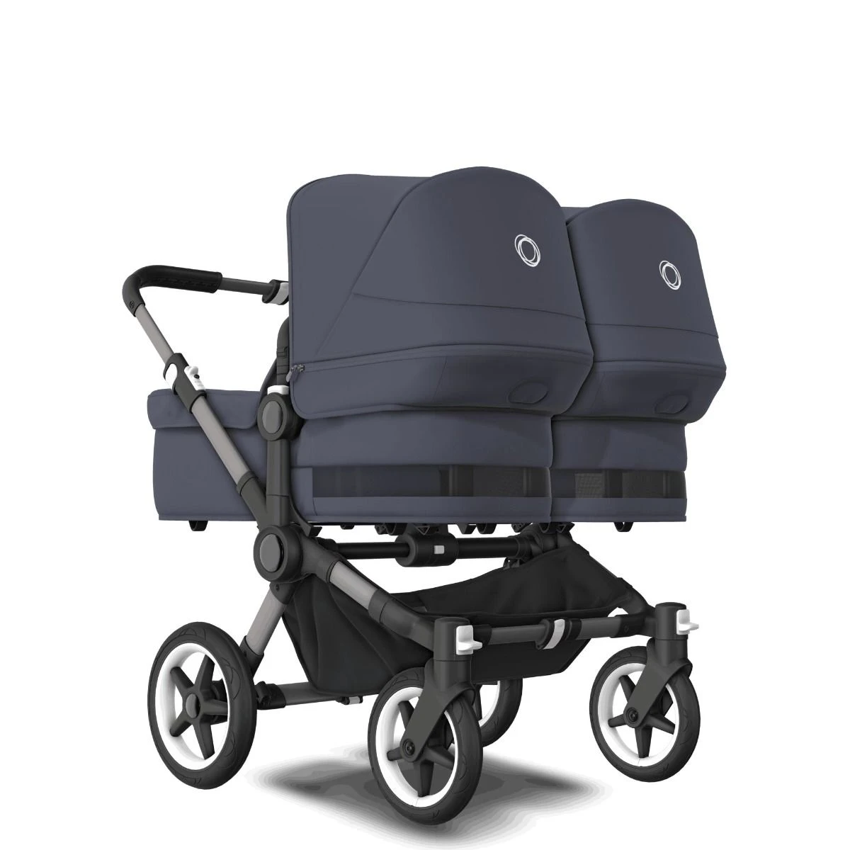 Bugaboo Donkey 5 Twin Graphite - Stormy Blue 4 Bugaboo Donkey 5 Twin Graphite - Stormy Blue - Afbeelding 2