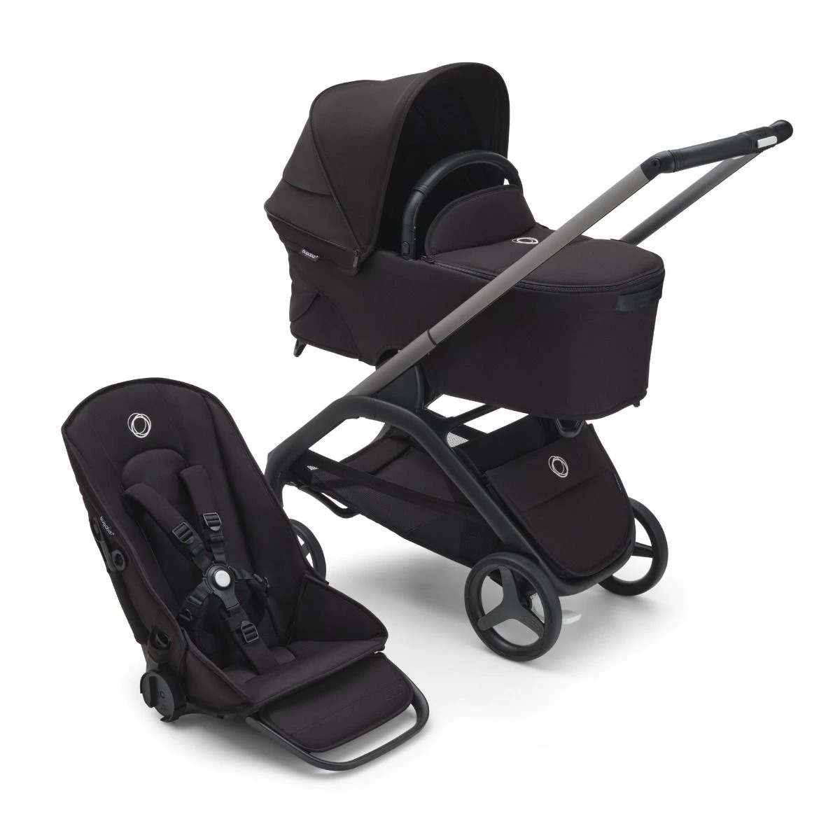 Bugaboo Dragonfly 3-in-1 Bundel Graphite-Midnight Black 4 Bugaboo Dragonfly 3-in-1 Bundel Graphite-Midnight Black - Afbeelding 2