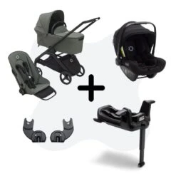 Bugaboo Dragonfly 3-in-1 Bundel Black-Forest Green