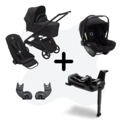Bugaboo Dragonfly 3-in-1 Bundel Black-Midnight Black