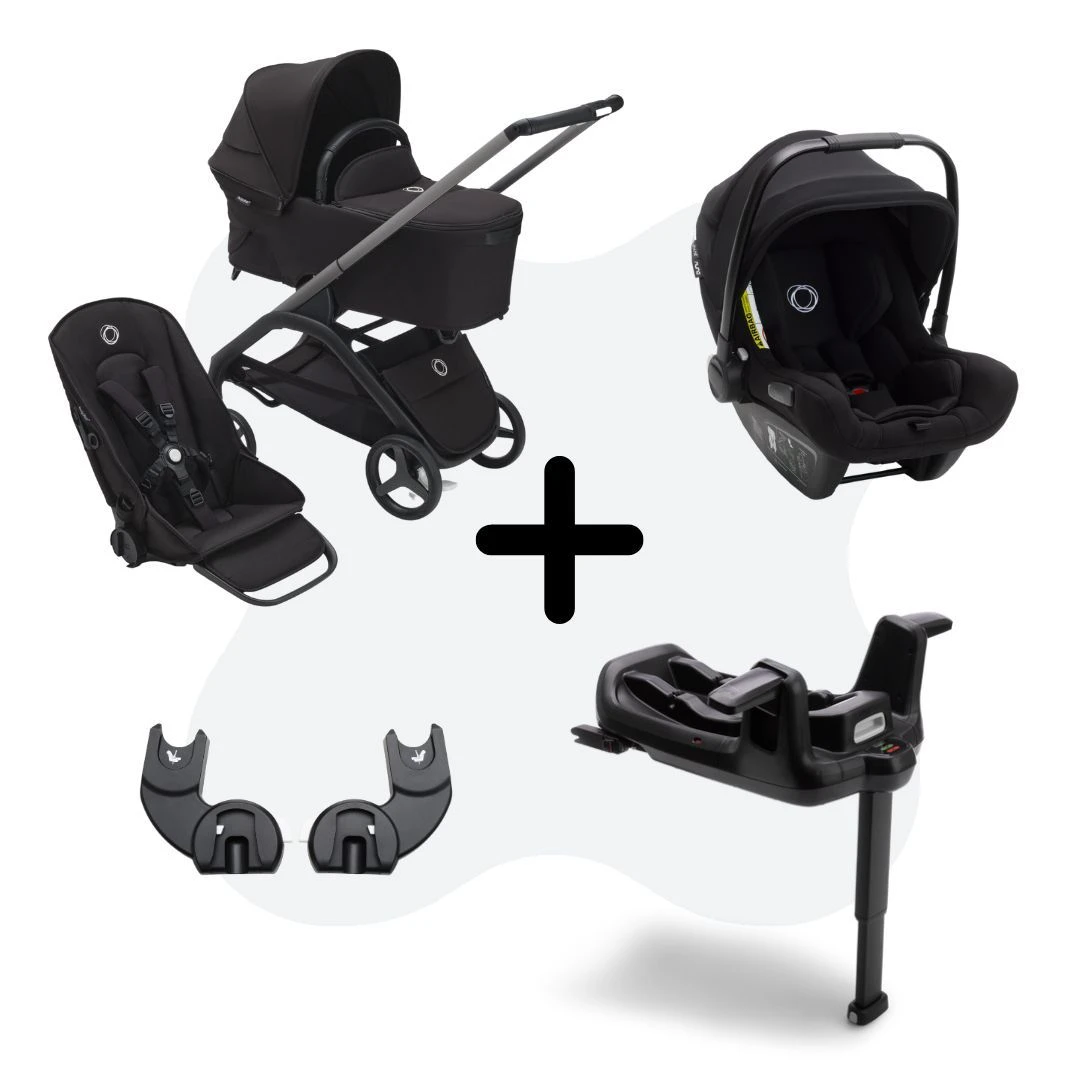 Bugaboo Dragonfly 3-in-1 Bundel Graphite-Midnight Black 3 Bugaboo Dragonfly 3-in-1 Bundel Graphite-Midnight Black