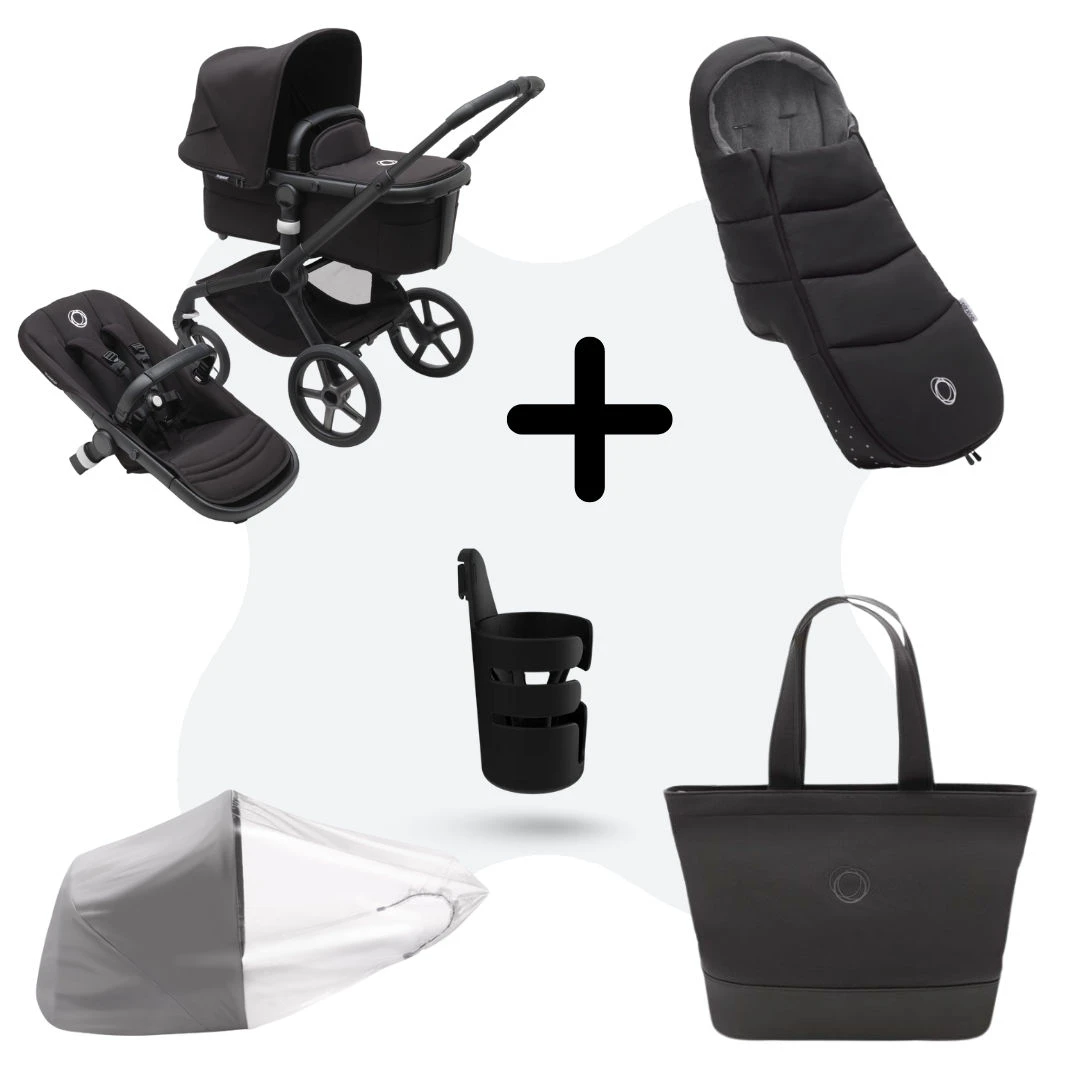Bugaboo Fox 5 Essential Bundel Black - Midnight Black 3 Bugaboo Fox 5 Essential Bundel Black - Midnight Black