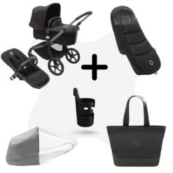 Bugaboo Fox 5 Essential Bundel Graphite - Midnight Black