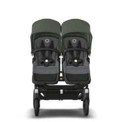 Bugaboo Donkey 5 Twin Black - Grey Melange -Forest Green -Baby Product Winkel bugboo donkey 5 twin black grey melange forest green 4