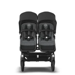 Bugaboo Donkey 5 Twin Black - Grey Melange - Midnight Black -Baby Product Winkel bugboo donkey 5 twin black grey melange midnight black 5
