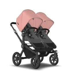 Bugaboo Donkey 5 Twin Black - Grey Melange -Morning Pink -Baby Product Winkel bugboo donkey 5 twin black grey melange morning pink 4