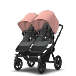 Bugaboo Donkey 5 Twin Black - Grey Melange -Morning Pink -Baby Product Winkel bugboo donkey 5 twin black grey melange morning pink 6