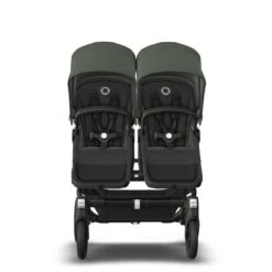 Bugaboo Donkey 5 Twin Black - Midnight Black - Forest Green -Baby Product Winkel bugboo donkey 5 twin black midnight black forest green