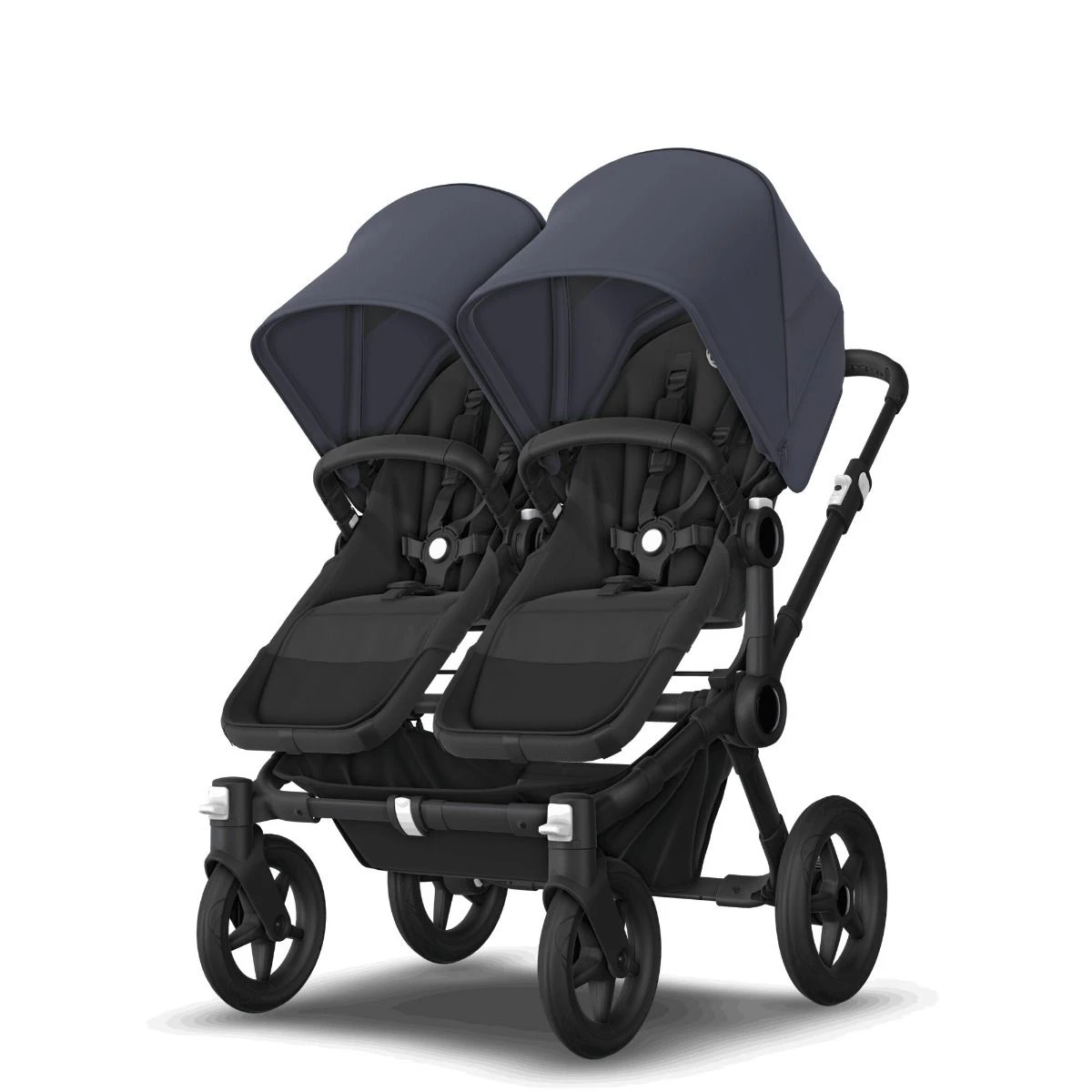 Bugaboo Donkey 5 Twin Black - Midnight Black - Stormy Blue 8 Bugaboo Donkey 5 Twin Black - Midnight Black - Stormy Blue - Afbeelding 6