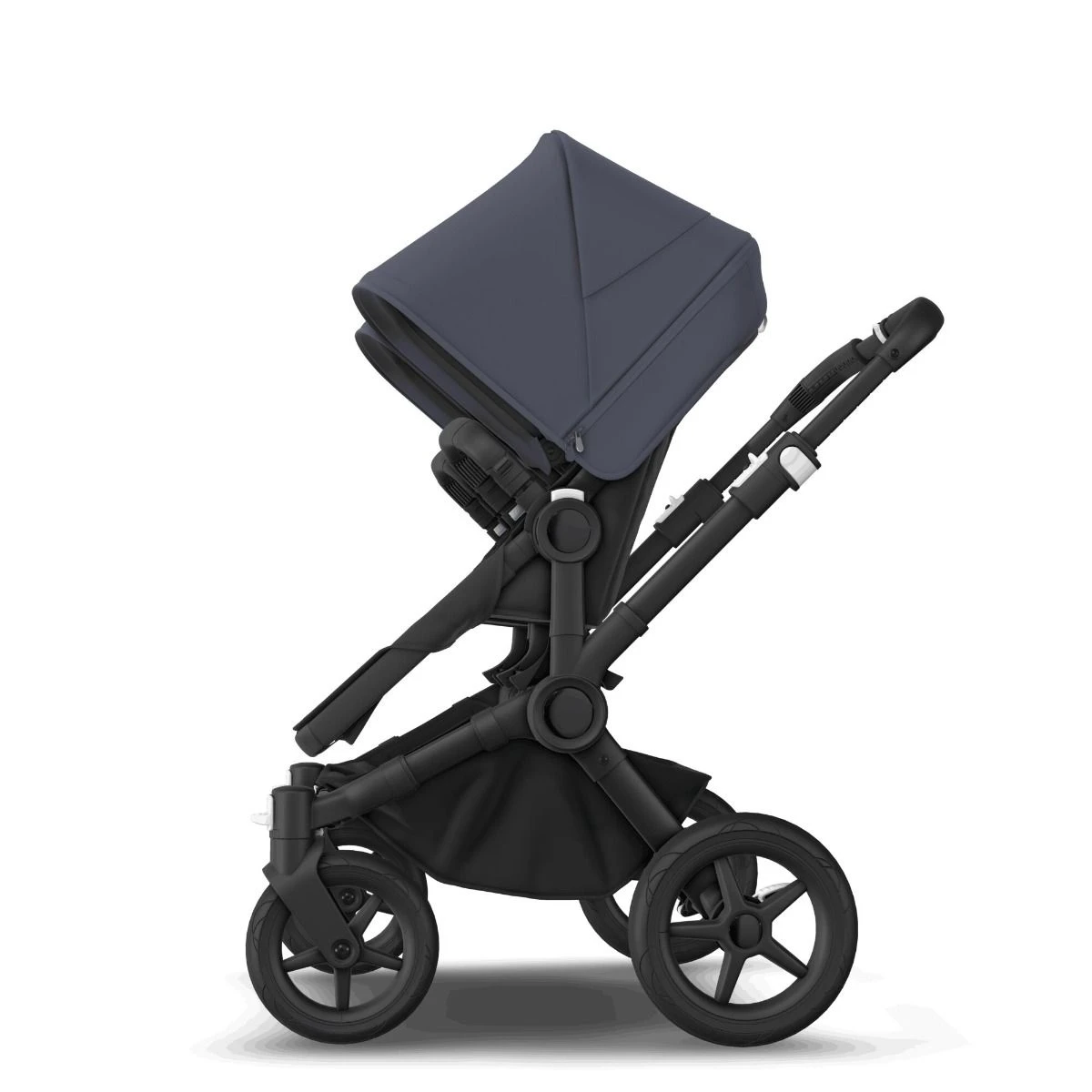 Bugaboo Donkey 5 Twin Black - Midnight Black - Stormy Blue 13 Bugaboo Donkey 5 Twin Black - Midnight Black - Stormy Blue - Afbeelding 11