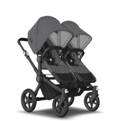 Bugaboo Donkey 5 Twin Black - Grey Melange -Grey Melange 19 Bugaboo Donkey 5 Twin Black - Grey Melange -Grey Melange -Baby Product Winkel bugboo donkey 5 twin black midnight grey melange grey melange 2