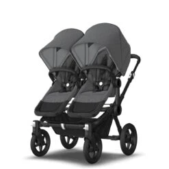 Bugaboo Donkey 5 Twin Black - Grey Melange -Grey Melange 20 Bugaboo Donkey 5 Twin Black - Grey Melange -Grey Melange -Baby Product Winkel bugboo donkey 5 twin black midnight grey melange grey melange 3