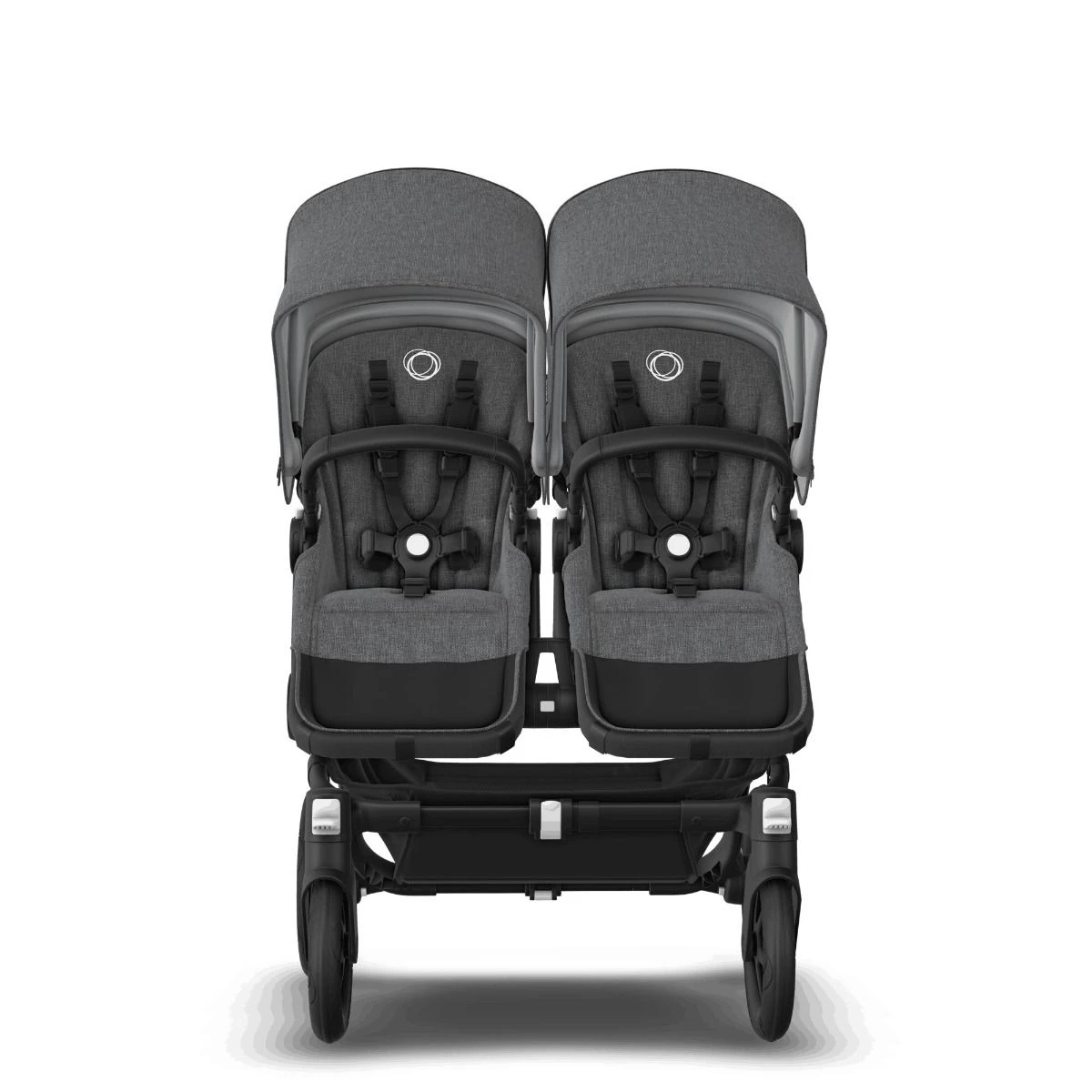 Bugaboo Donkey 5 Twin Black - Grey Melange -Grey Melange 11 Bugaboo Donkey 5 Twin Black - Grey Melange -Grey Melange - Afbeelding 9