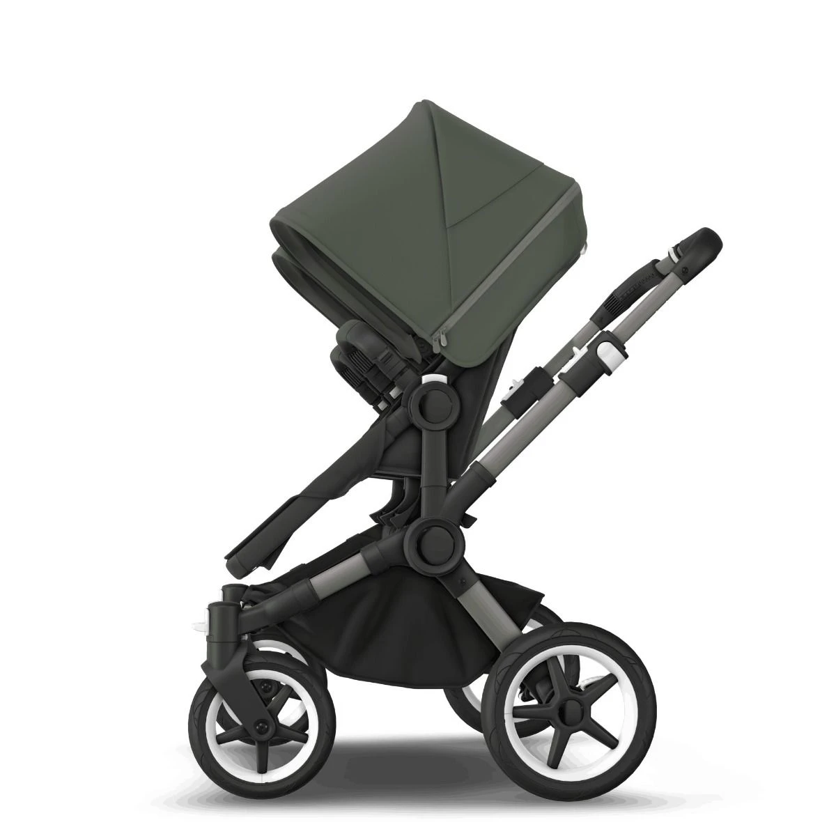 Bugaboo Donkey 5 Twin Graphite - Midnight Black - Forest Green 9 Bugaboo Donkey 5 Twin Graphite - Midnight Black - Forest Green - Afbeelding 7