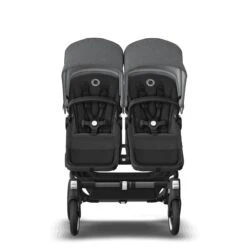 Bugaboo Donkey 5 Twin Graphite - Grey Melange - Midnight Black -Baby Product Winkel bugboo donkey 5 twin graphite midnight black grey melange 1 2