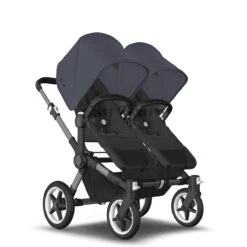 Bugaboo Donkey 5 Twin Graphite - Midnight Black - Stormy Blue 16 Bugaboo Donkey 5 Twin Graphite - Midnight Black - Stormy Blue -Baby Product Winkel bugboo donkey 5 twin graphite midnight black stormy blue
