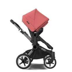 Bugaboo Donkey 5 Twin Graphite - Midnight Black - Sunrise Red -Baby Product Winkel bugboo donkey 5 twin graphite midnight black sunirse red