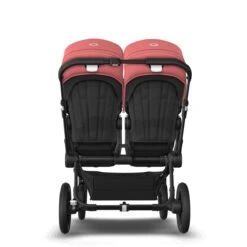 Bugaboo Donkey 5 Twin Graphite - Midnight Black - Sunrise Red -Baby Product Winkel bugboo donkey 5 twin graphite midnight black sunrise red