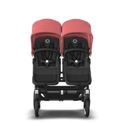 Bugaboo Donkey 5 Twin Graphite - Midnight Black - Sunrise Red -Baby Product Winkel bugboo donkey 5 twin graphite midnight black sunrise red 5