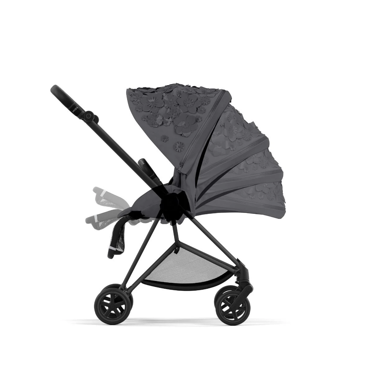 Cybex Mios Fashion Simply Flowers Dream Grey - Afbeelding 6