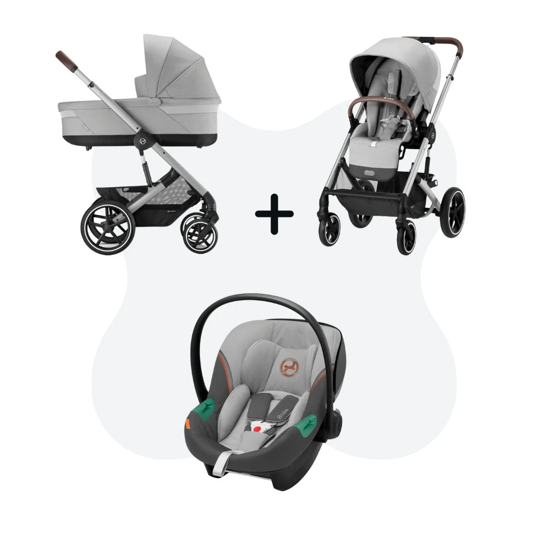Cybex Balios S Lux Travelsystem Lava Grey - Silver Frame 2023 Met Aton S2 3 Cybex Balios S Lux Travelsystem Lava Grey - Silver Frame 2023 Met Aton S2