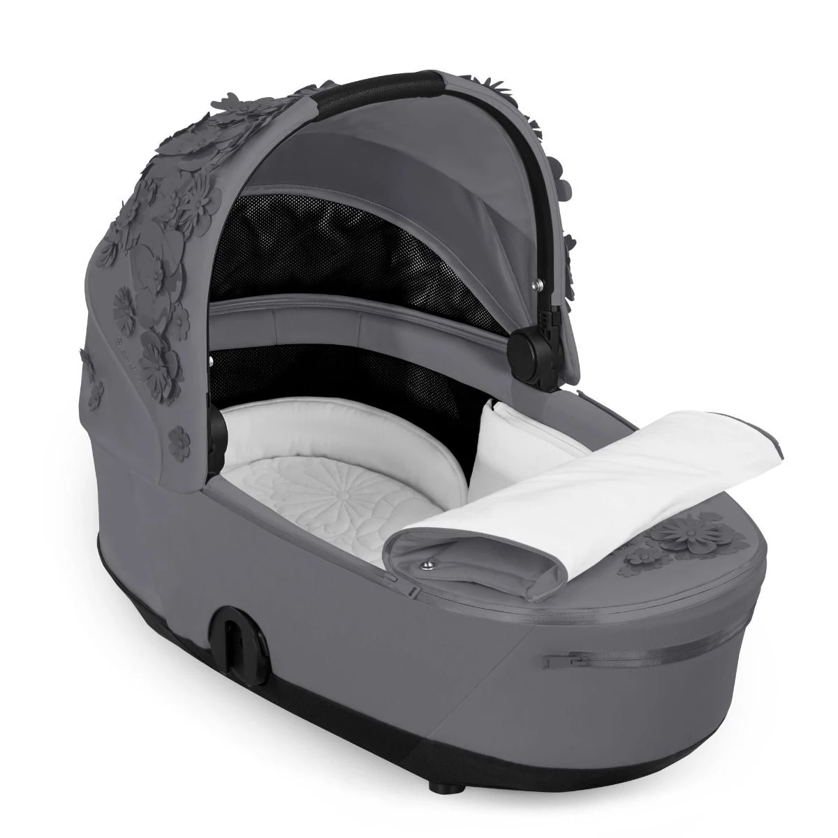 Cybex Priam 4 Simply Flowers Dream Grey Compleet 4 Cybex Priam 4 Simply Flowers Dream Grey Compleet - Afbeelding 2