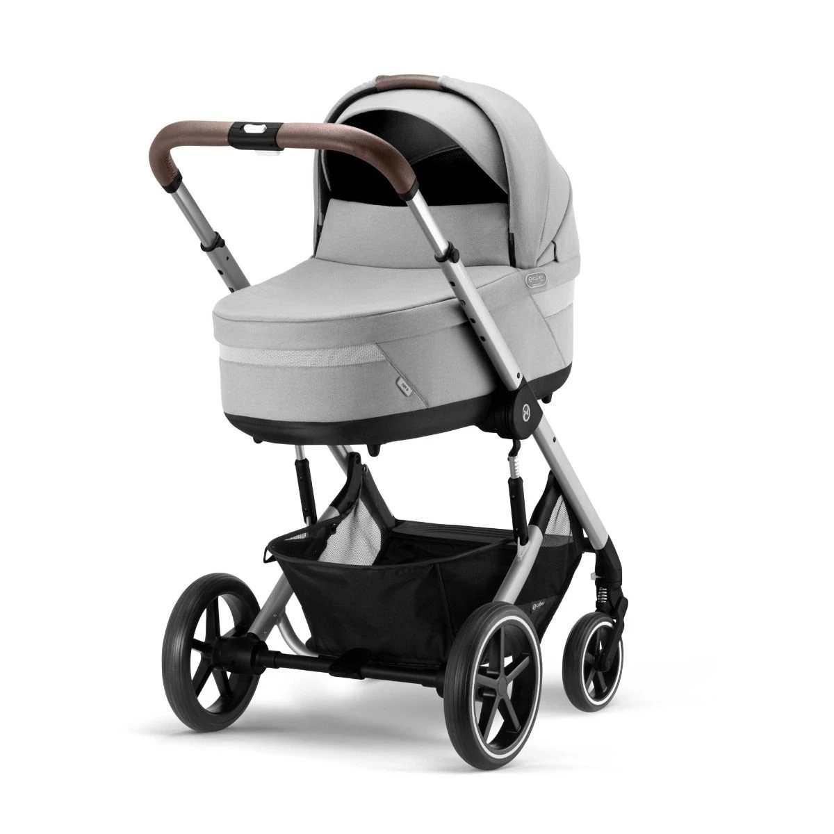 Cybex Balios S Lux Travelsystem Lava Grey - Silver Frame 2023 Met Aton S2 4 Cybex Balios S Lux Travelsystem Lava Grey - Silver Frame 2023 Met Aton S2 - Afbeelding 2