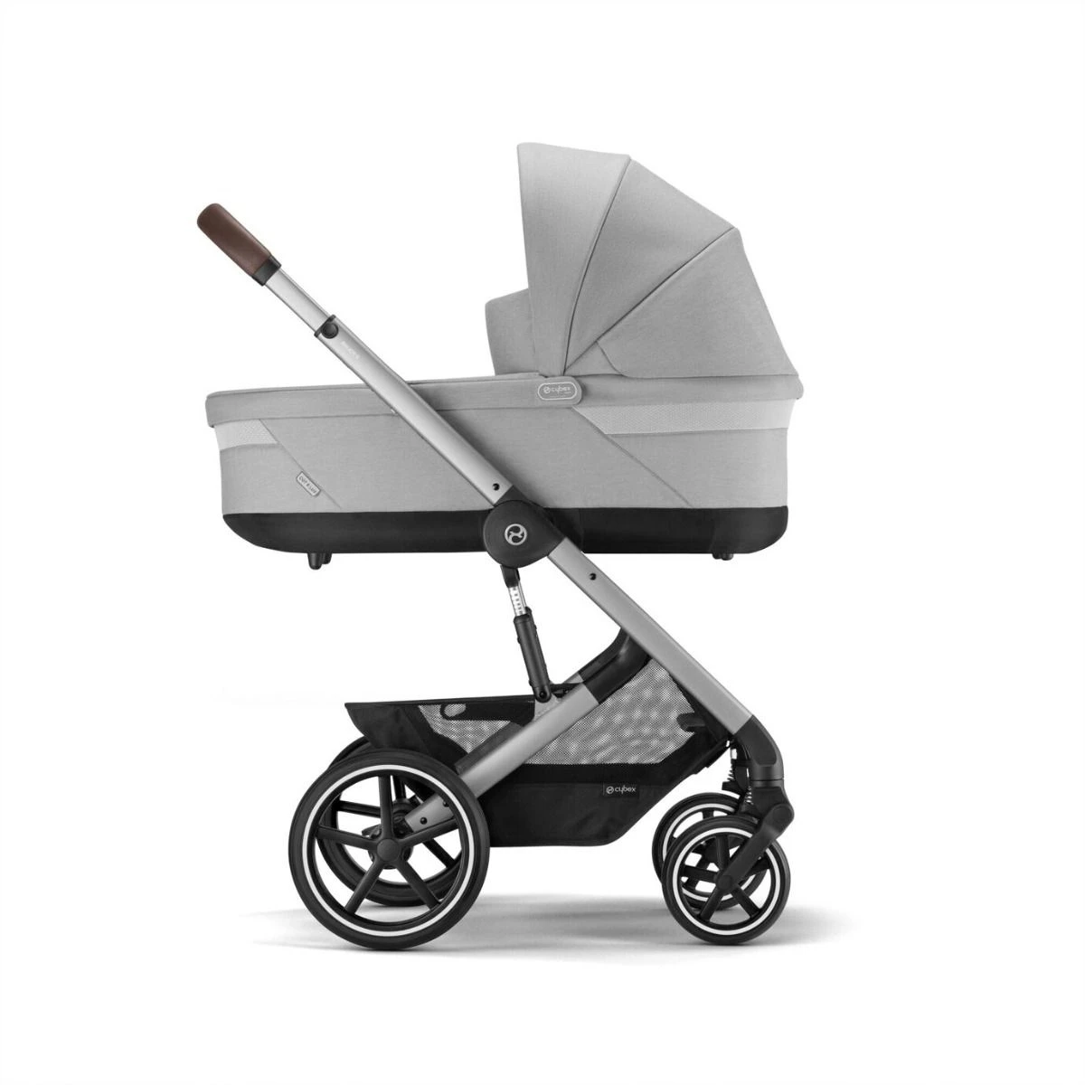Cybex Balios S Lux Travelsystem Lava Grey - Silver Frame 2023 Met Aton S2 5 Cybex Balios S Lux Travelsystem Lava Grey - Silver Frame 2023 Met Aton S2 - Afbeelding 3