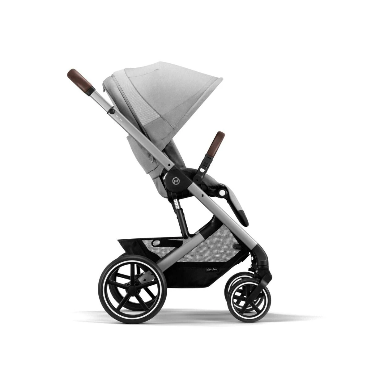 Cybex Balios S Lux Travelsystem Lava Grey - Silver Frame 2023 Met Aton S2 8 Cybex Balios S Lux Travelsystem Lava Grey - Silver Frame 2023 Met Aton S2 - Afbeelding 6
