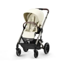 Cybex Balios S Lux Travelsystem Seashell Beige - Taupe Frame 2023 Met Aton S2 -Baby Product Winkel cybex balios s lux taupe seashell beige 5 2