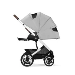 Cybex Talos S Lux Travelsystem Lava Grey - Silver Frame 2023 Met Aton S2 -Baby Product Winkel cybex talos s lux silver lava grey 6 3