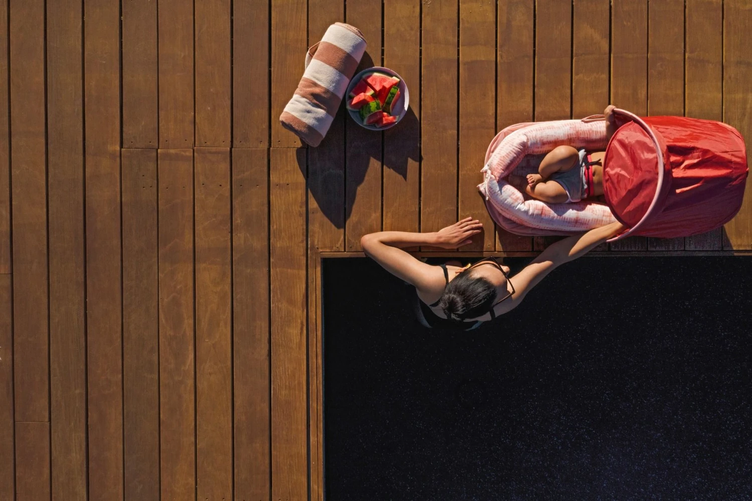 DockAtot Deluxe+ Nestje Ginger Shibori 7 DockAtot Deluxe+ Nestje Ginger Shibori - Afbeelding 5