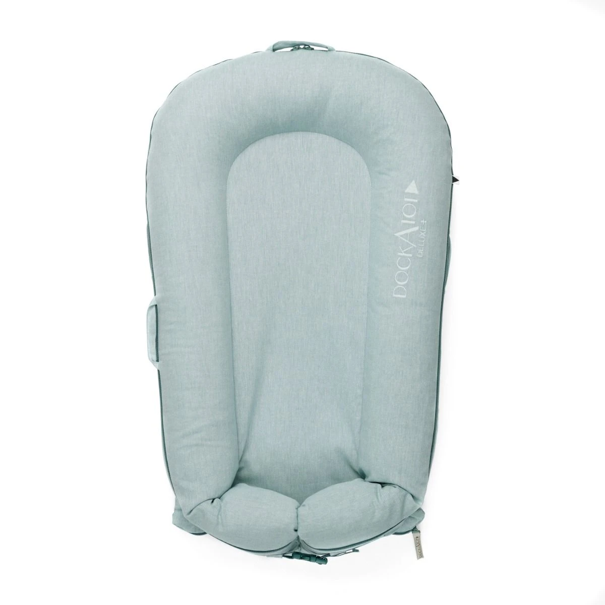 DockAtot Deluxe+ Nestje Trellis Chambray 3 DockAtot Deluxe+ Nestje Trellis Chambray