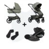 Joolz Geo 3 Sage Green + Adapters + Cybex Cloud T -Baby Product Winkel joolz geo3 pakketdeal sage green cybex cloudt