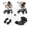 Joolz Geo 3 Timeless Taupe + Adapters + Cybex Cloud T 1 Joolz Geo 3 Timeless Taupe + Adapters + Cybex Cloud T -Baby Product Winkel joolz geo3 pakketdeal timeless taupe cybex cloudt