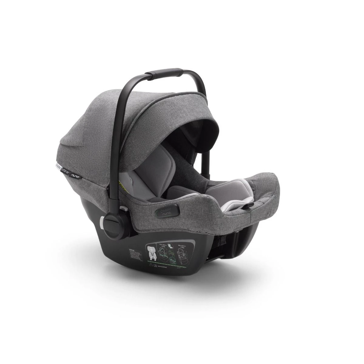 Bugaboo Fox 5 Newborn Bundel Black - Grey Melange 11 Bugaboo Fox 5 Newborn Bundel Black - Grey Melange - Afbeelding 9
